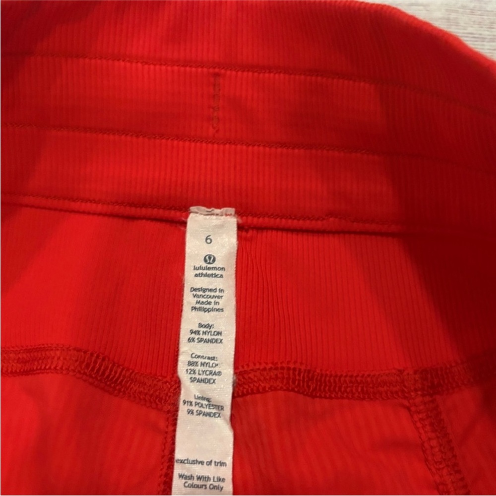 lululemon athletica Red Wide-Leg Athletic Pants - Picture 4 of 7